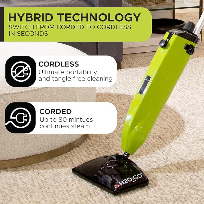 H2O iGO Cordless Steam Mop