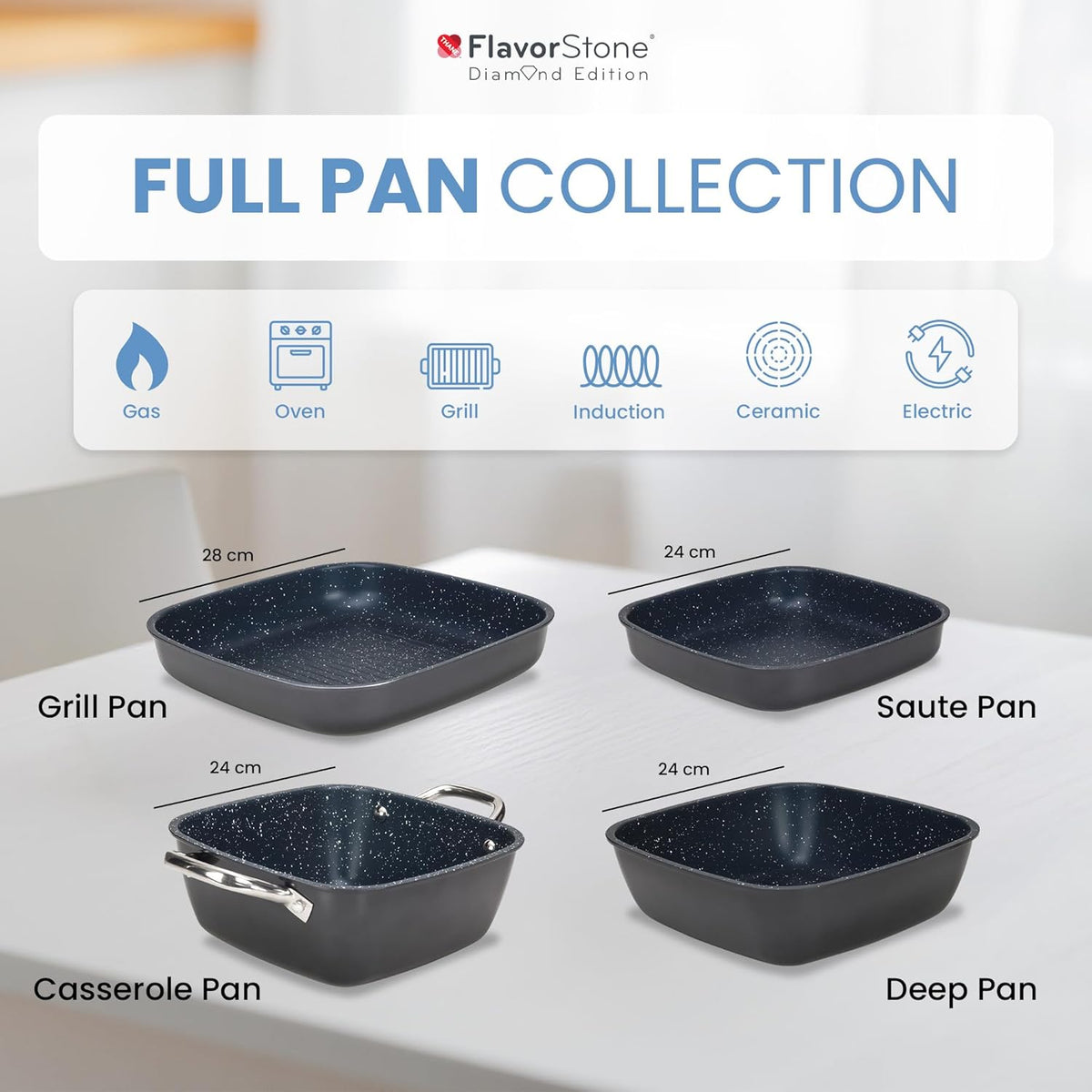 FlavorStone® Diamond Essential Kitchen Collection