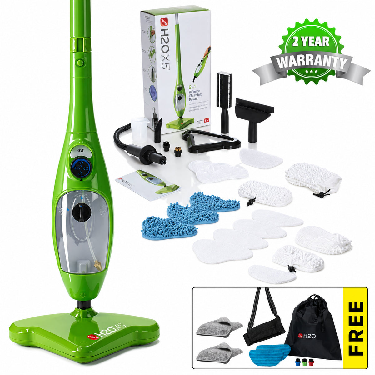 H2O X5® Deluxe Steam Cleaner Upgrade