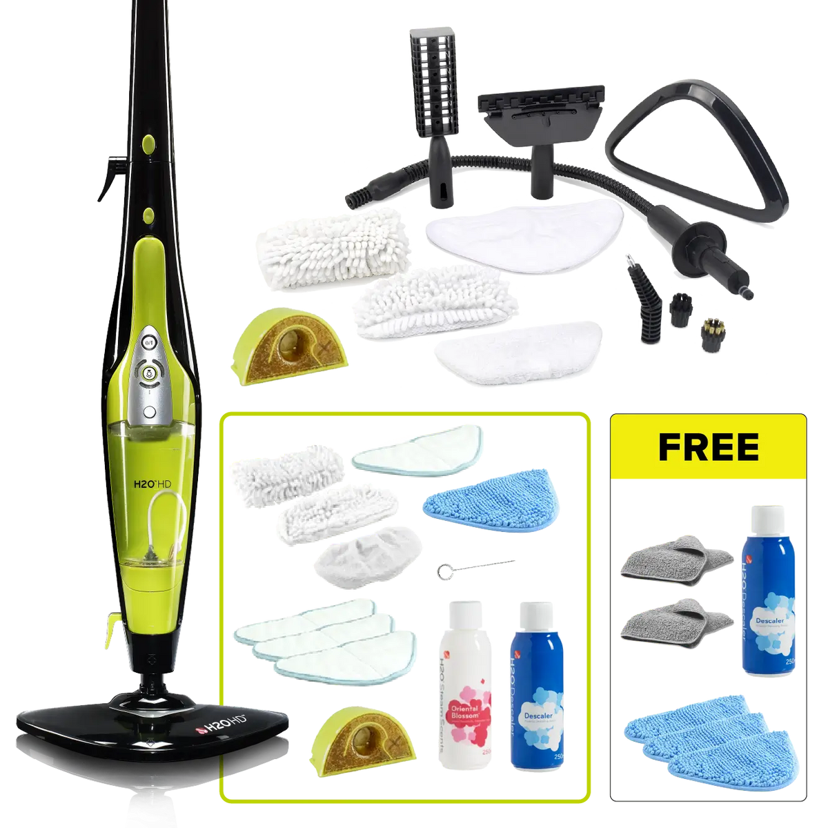 H2O HD® PRO Steam Mop with Home Refresh Bundle(fb)