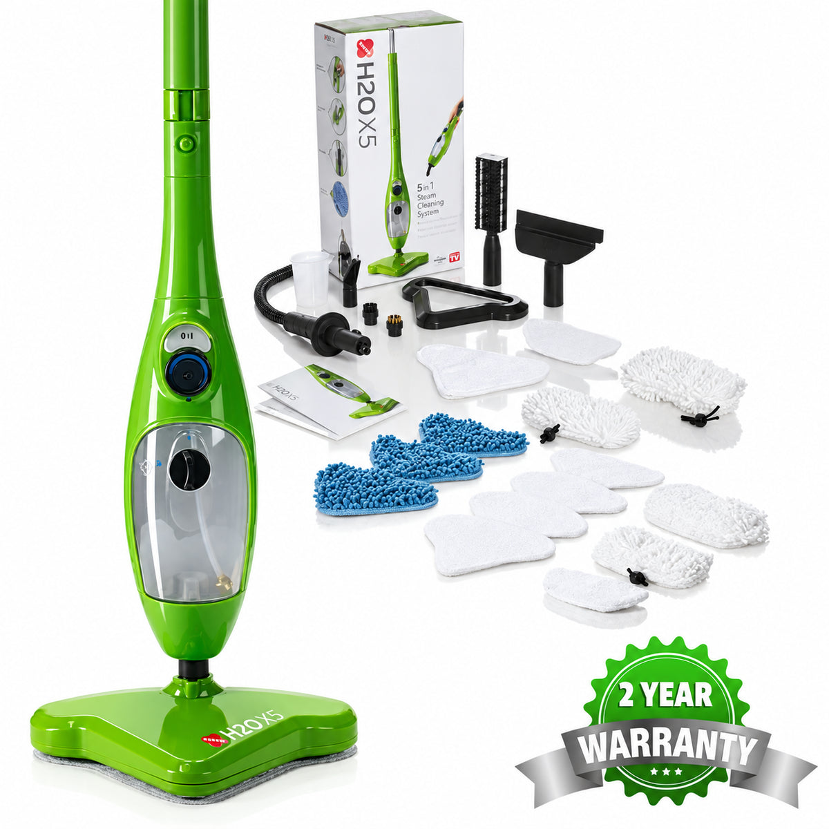 H2O X5® Deluxe Steam Cleaner