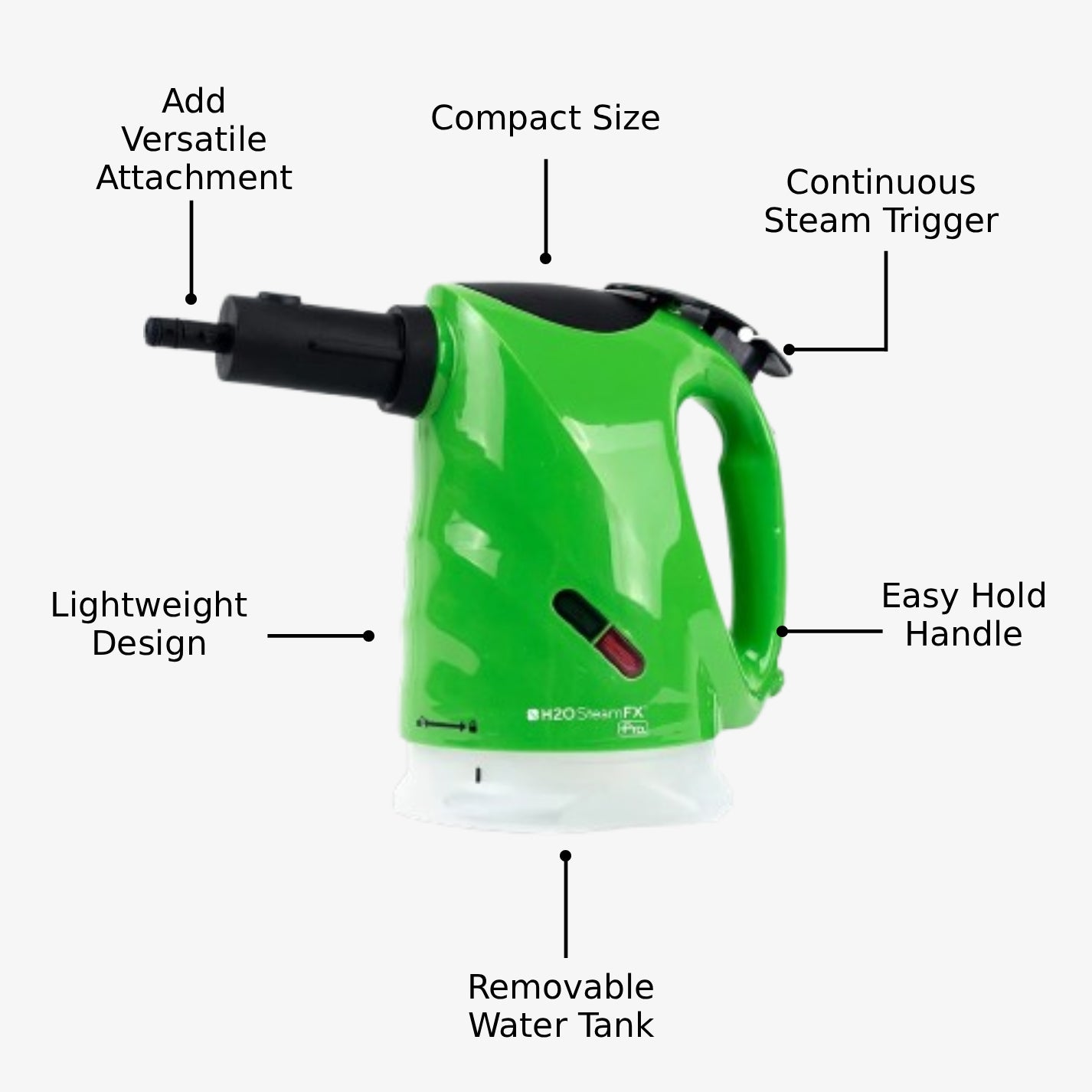 H2O Steam FX™ Pro